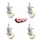 Service Caster 5 Inch Nylon Wheel Swivel 3/4 Inch Square Stem Caster Set with Brake SCC SCC-SQ20S514-NYS-TLB-34-4 - alternate 4